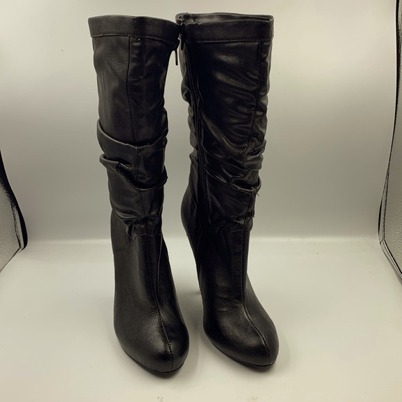 Charlotte Russe Shoes - High heel mid calf boots.